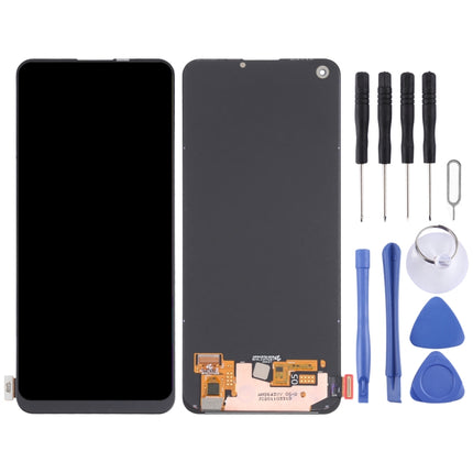 Original Super AMOLED Material LCD Screen and Digitizer Full Assembly for OPPO Realme 8-garmade.com