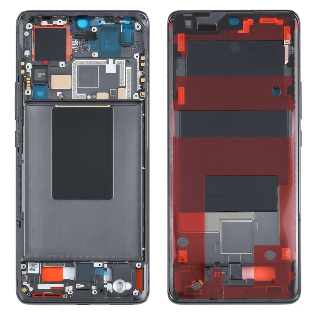 Original Front Housing LCD Frame Bezel Plate for Xiaomi 12 Pro / 12 Dimensity / 12S Pro(Black)-garmade.com