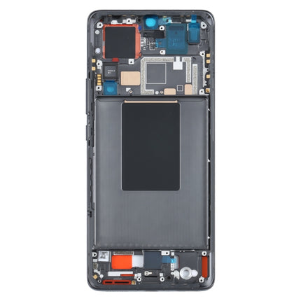 Original Front Housing LCD Frame Bezel Plate for Xiaomi 12 Pro / 12 Dimensity / 12S Pro(Black)-garmade.com