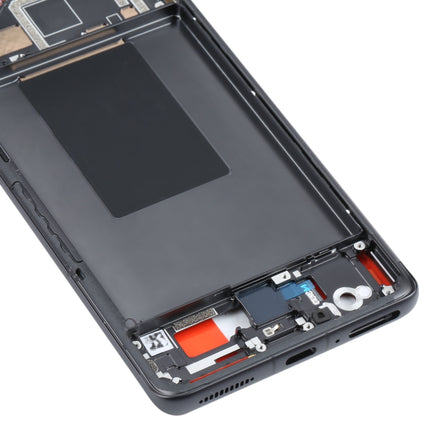 Original Front Housing LCD Frame Bezel Plate for Xiaomi 12 Pro / 12 Dimensity / 12S Pro(Black)-garmade.com