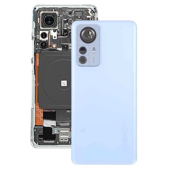 Original Battery Back Cover for Xiaomi 12 Pro / 12 Dimensity(Blue)-garmade.com