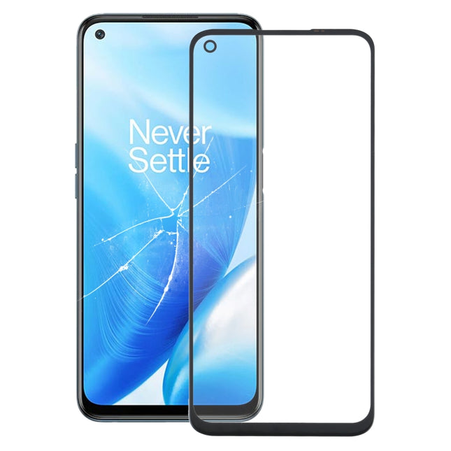 Front Screen Outer Glass Lens for OnePlus Nord N200 5G DE2118 (Black)-garmade.com