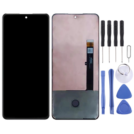 AMOLED Material LCD Screen and Digitizer Full Assembly for ZTE Nubia Red Magic 6R NX666J(Black)-garmade.com