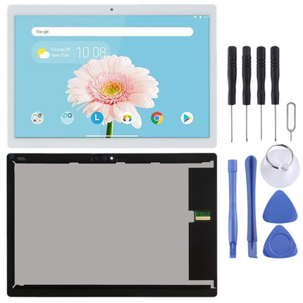 LCD Screen For Lenovo Smart Tab M10 FHD REL TB-X605 TB-X605LC TB-X605FC with Digitizer Full Assembly (White)-garmade.com