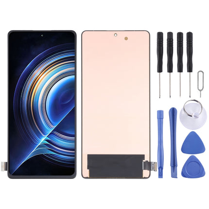 OLED Material Original LCD Screen and Digitizer Full Assembly for Xiaomi Redmi K50 Gaming/Poco F4 GT-garmade.com