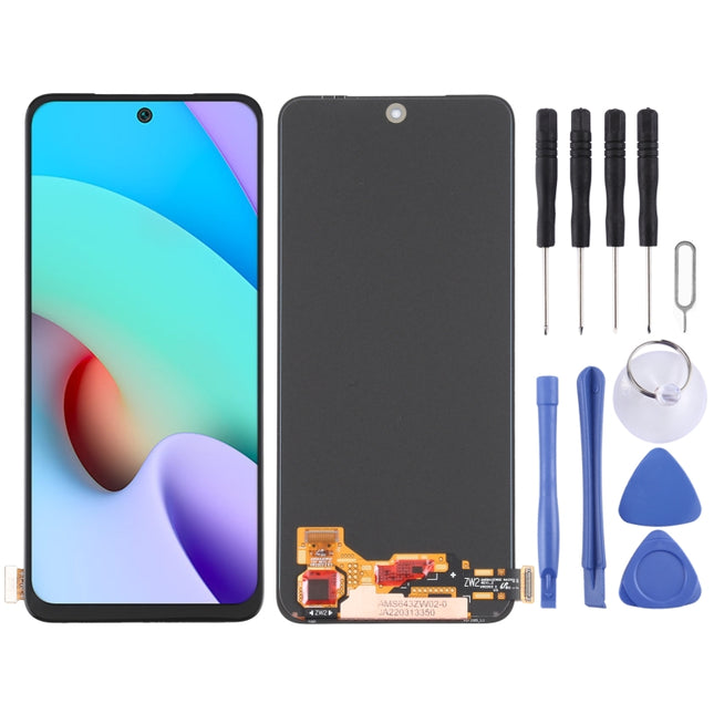 AMOLED Material Original LCD Screen and Digitizer Full Assembly for Xiaomi Redmi Note 11 4G / Redmi Note 11S 4G/Poco M4 Pro-garmade.com