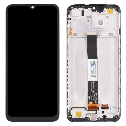 Original LCD Screen and Digitizer Full Assembly with Frame for Xiaomi Redmi 9A / Redmi 9C / Redmi 9C NFC / Redmi 9AT / Redmi 9i / Redmi 9 Activ / Poco C31 / Redmi 10A(Black)-garmade.com