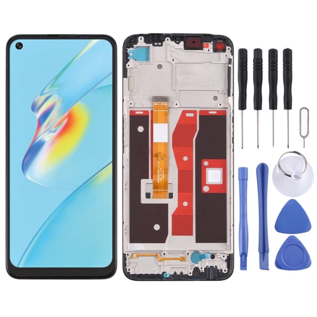 LCD Screen and Digitizer Full Assembly with Frame for OPPO A54 4G/A55 4G CPH2325 CPH2239-garmade.com