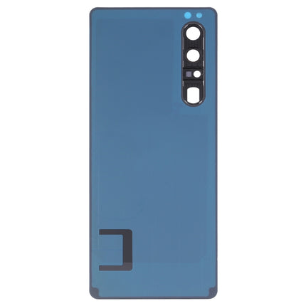 Original Battery Back Cover with Camera Lens for Sony Xperia 1 III(Black)-garmade.com