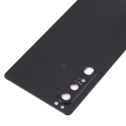 Original Battery Back Cover with Camera Lens for Sony Xperia 1 III(Black)-garmade.com