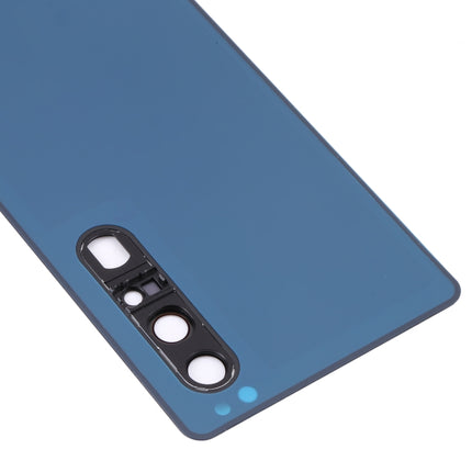 Original Battery Back Cover with Camera Lens for Sony Xperia 1 III(Black)-garmade.com