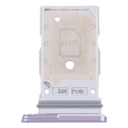 For Samsung Galaxy S21 FE 5G SM-G990B Original SIM Card Tray + SIM Card Tray (Purple)-garmade.com