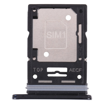 For Samsung Galaxy A53 5G SM-A536B Original SIM Card Tray + SIM Card Tray / Micro SD card tray (Black)-garmade.com