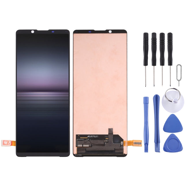 Original OLED LCD Screen For Sony Xperia 1 II with Digitizer Full Assembly-garmade.com