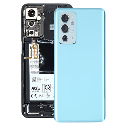 For OnePlus 9RT 5G MT2110 MT2111 Original Glass Battery Back Cover with Camera Lens (Blue)-garmade.com