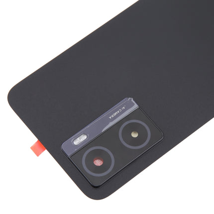 For OPPO A57 5G Original Battery Back Cover with Camera Lens Cover(Black)-garmade.com