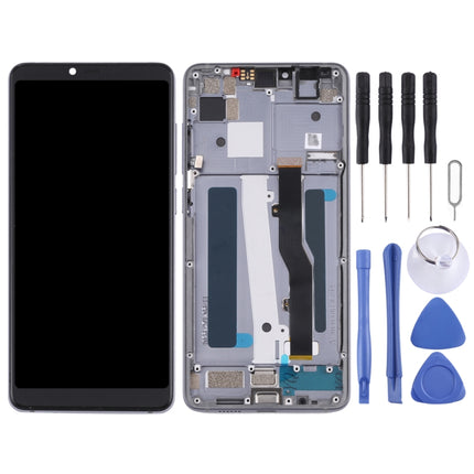 OEM LCD Screen for Vodafone Smart X9 VFD820 Digitizer Full Assembly with Frame（Silver)-garmade.com