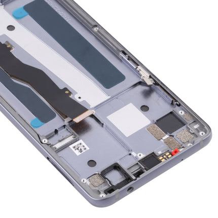 OEM LCD Screen for Vodafone Smart X9 VFD820 Digitizer Full Assembly with Frame（Silver)-garmade.com