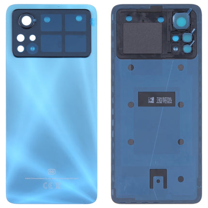 Original Battery Back Cover for Xiaomi Poco X4 Pro 5G (Blue)-garmade.com