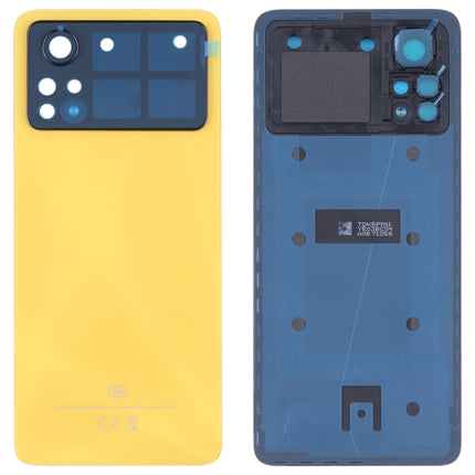 Original Battery Back Cover for Xiaomi Poco X4 Pro 5G (Yellow)-garmade.com