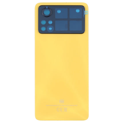 Original Battery Back Cover for Xiaomi Poco X4 Pro 5G (Yellow)-garmade.com