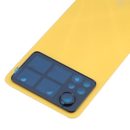 Original Battery Back Cover for Xiaomi Poco X4 Pro 5G (Yellow)-garmade.com