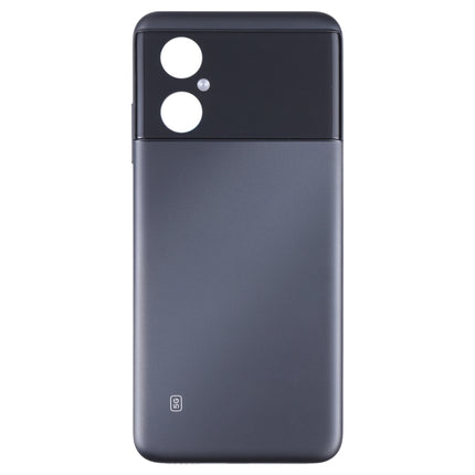 Original Battery Back Cover for Xiaomi Poco M4 5G / Poco M4 5G (India) / Redmi Note 11R(Black)-garmade.com