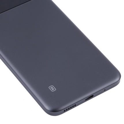 Original Battery Back Cover for Xiaomi Poco M4 5G / Poco M4 5G (India) / Redmi Note 11R(Black)-garmade.com