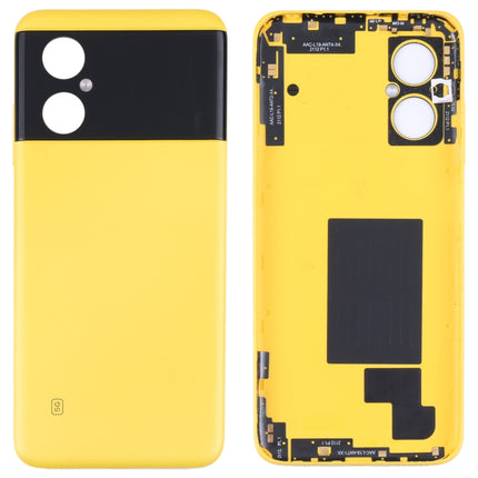 Original Battery Back Cover for Xiaomi Poco M4 5G / Poco M4 5G (India) / Redmi Note 11R(Yellow)-garmade.com