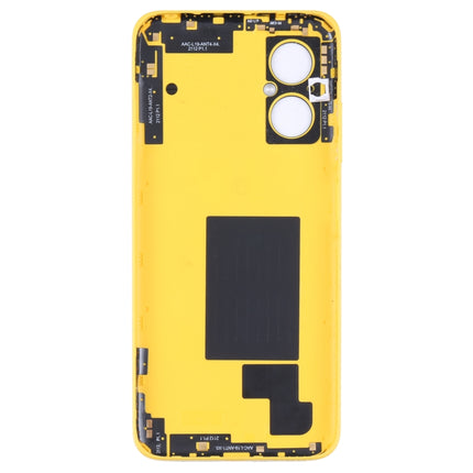 Original Battery Back Cover for Xiaomi Poco M4 5G / Poco M4 5G (India) / Redmi Note 11R(Yellow)-garmade.com