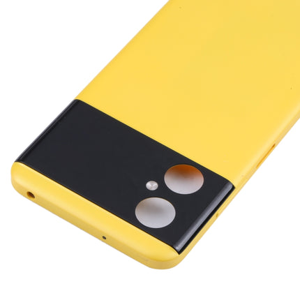 Original Battery Back Cover for Xiaomi Poco M4 5G / Poco M4 5G (India) / Redmi Note 11R(Yellow)-garmade.com