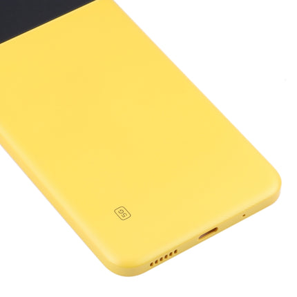 Original Battery Back Cover for Xiaomi Poco M4 5G / Poco M4 5G (India) / Redmi Note 11R(Yellow)-garmade.com