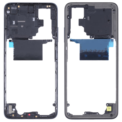 Original Middle Frame Bezel Plate for Xiaomi Poco M4 Pro 4G MZB0B5VIN(Black)-garmade.com