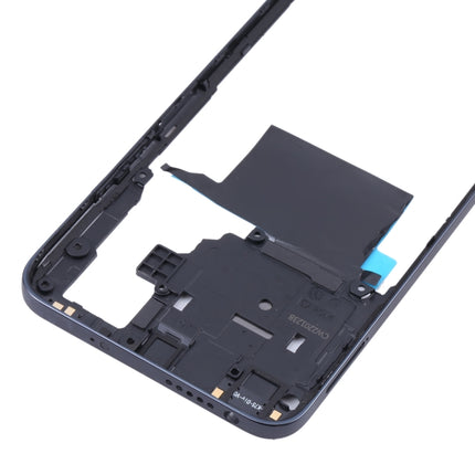 Original Middle Frame Bezel Plate for Xiaomi Poco M4 Pro 4G MZB0B5VIN(Black)-garmade.com