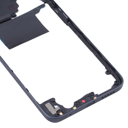 Original Middle Frame Bezel Plate for Xiaomi Poco M4 Pro 4G MZB0B5VIN(Black)-garmade.com