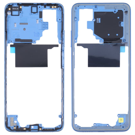 Original Middle Frame Bezel Plate for Xiaomi Poco M4 Pro 4G MZB0B5VIN(Blue)-garmade.com