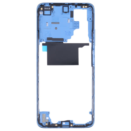 Original Middle Frame Bezel Plate for Xiaomi Poco M4 Pro 4G MZB0B5VIN(Blue)-garmade.com