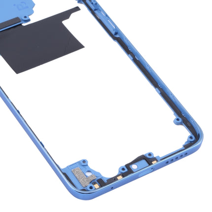 Original Middle Frame Bezel Plate for Xiaomi Poco M4 Pro 4G MZB0B5VIN(Blue)-garmade.com