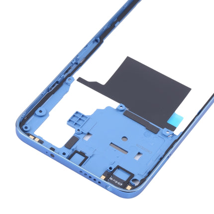 Original Middle Frame Bezel Plate for Xiaomi Poco M4 Pro 4G MZB0B5VIN(Blue)-garmade.com