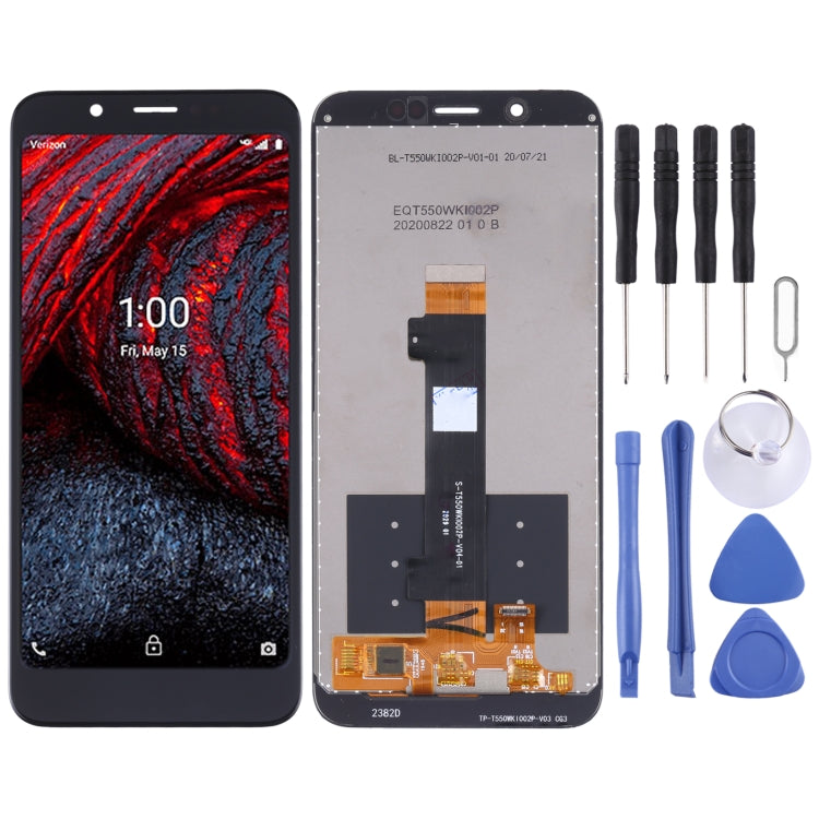LCD Screen and Digitizer Full Assembly For Nokia 2 V Tella/C2 Tava/C2 Tennen(Black)-garmade.com