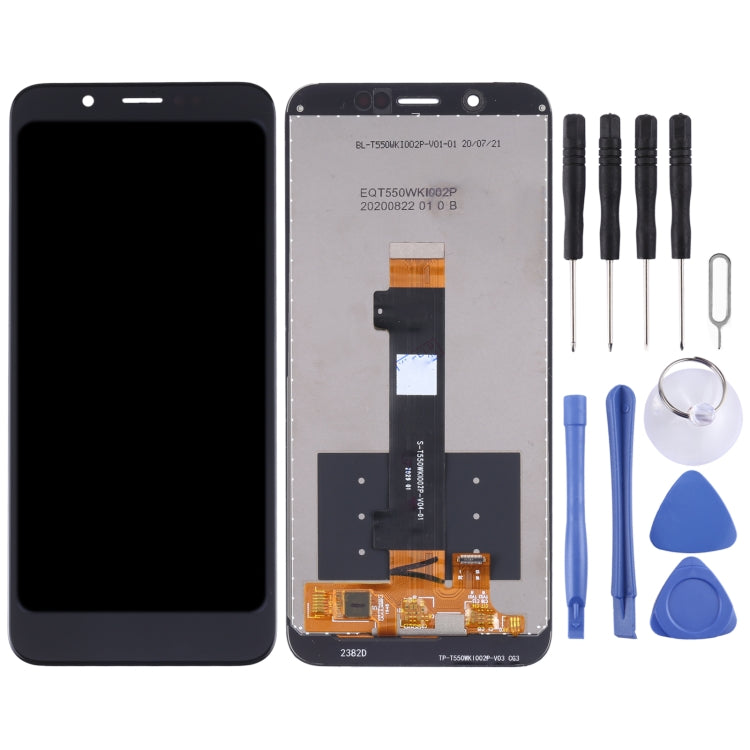 LCD Screen and Digitizer Full Assembly For Nokia 2 V Tella/C2 Tava/C2 Tennen(Black)-garmade.com