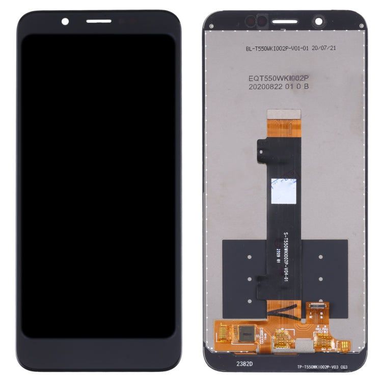 LCD Screen and Digitizer Full Assembly For Nokia 2 V Tella/C2 Tava/C2 Tennen(Black)-garmade.com