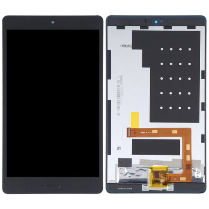 Original LCD Screen for Huawei MediaPad M3 Lite 8.0 CPN-W09 Digitizer Full Assembly with Fingerprint(Black)-garmade.com