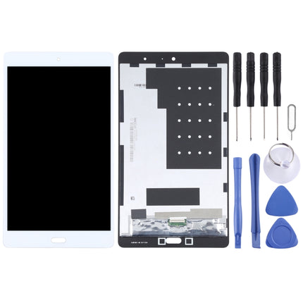 Original LCD Screen for Huawei MediaPad M3 Lite 8.0 CPN-W09 with Digitizer Full Assembly(White)-garmade.com