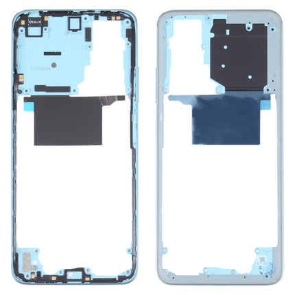 Middle Frame Bezel Plate for Xiaomi Redmi Note 11/Redmi Note 11S(Baby Blue)-garmade.com