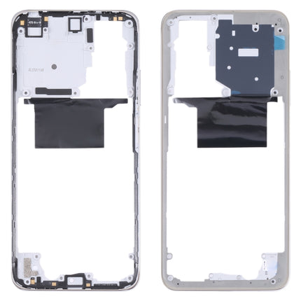 Middle Frame Bezel Plate for Xiaomi Redmi Note 11/Redmi Note 11S(White)-garmade.com