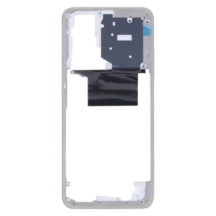 Middle Frame Bezel Plate for Xiaomi Redmi Note 11/Redmi Note 11S(White)-garmade.com