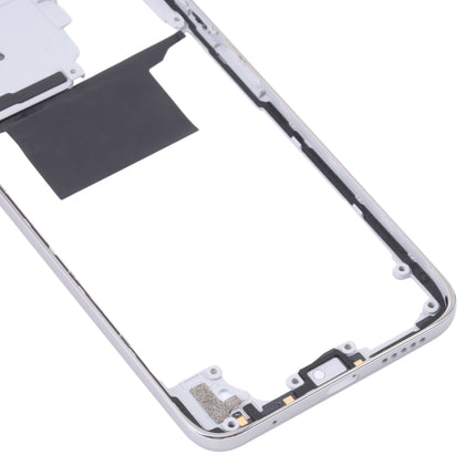 Middle Frame Bezel Plate for Xiaomi Redmi Note 11/Redmi Note 11S(White)-garmade.com