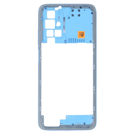 Middle Frame Bezel Plate for Xiaomi Redmi 10/Redmi 10 Prime/Redmi Note 11 4G/Redmi 10 2022(Blue)-garmade.com