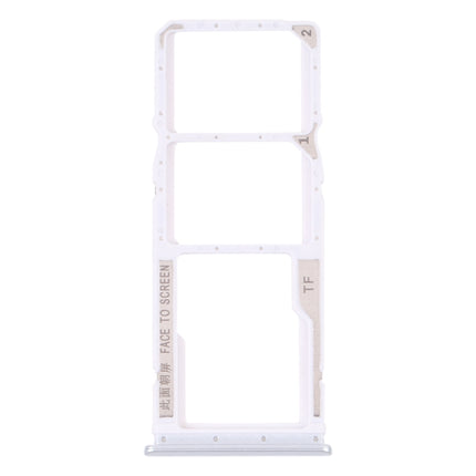 SIM Card Tray + SIM Card Tray + Micro SD card tray for Xiaomi Redmi 10/Redmi 10 Prime/Redmi Note 11 4G/Redmi 10 2022 (White)-garmade.com